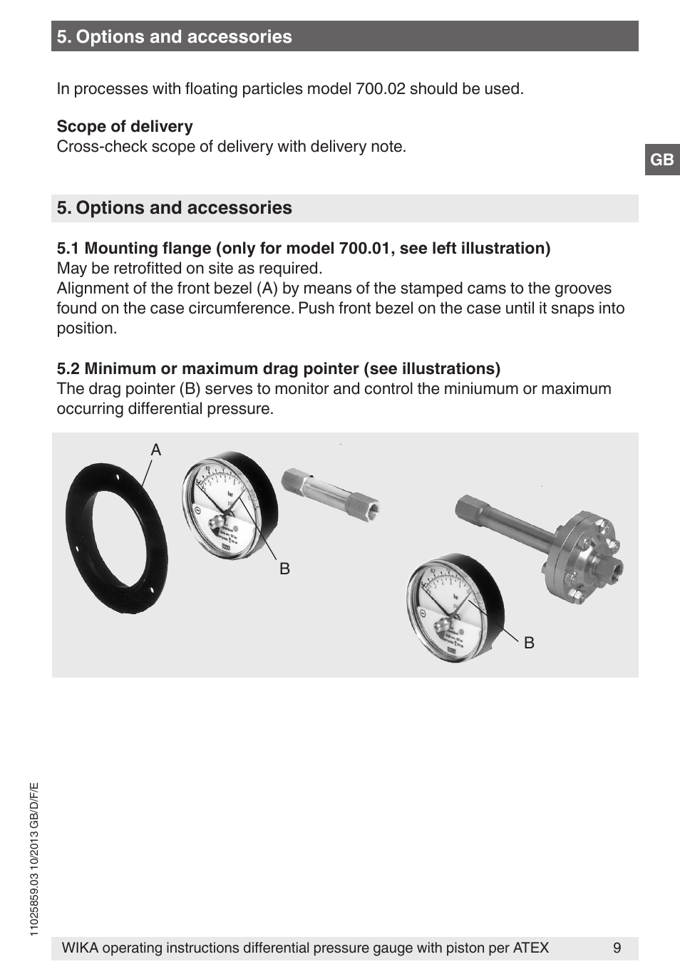 WIKA 700.02 User Manual | Page 9 / 52