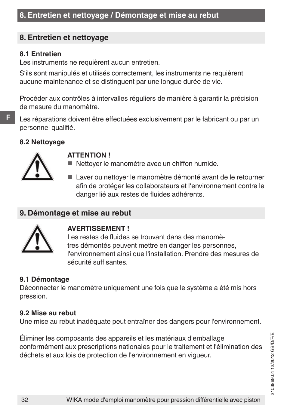 WIKA 700.02 User Manual | Page 32 / 44