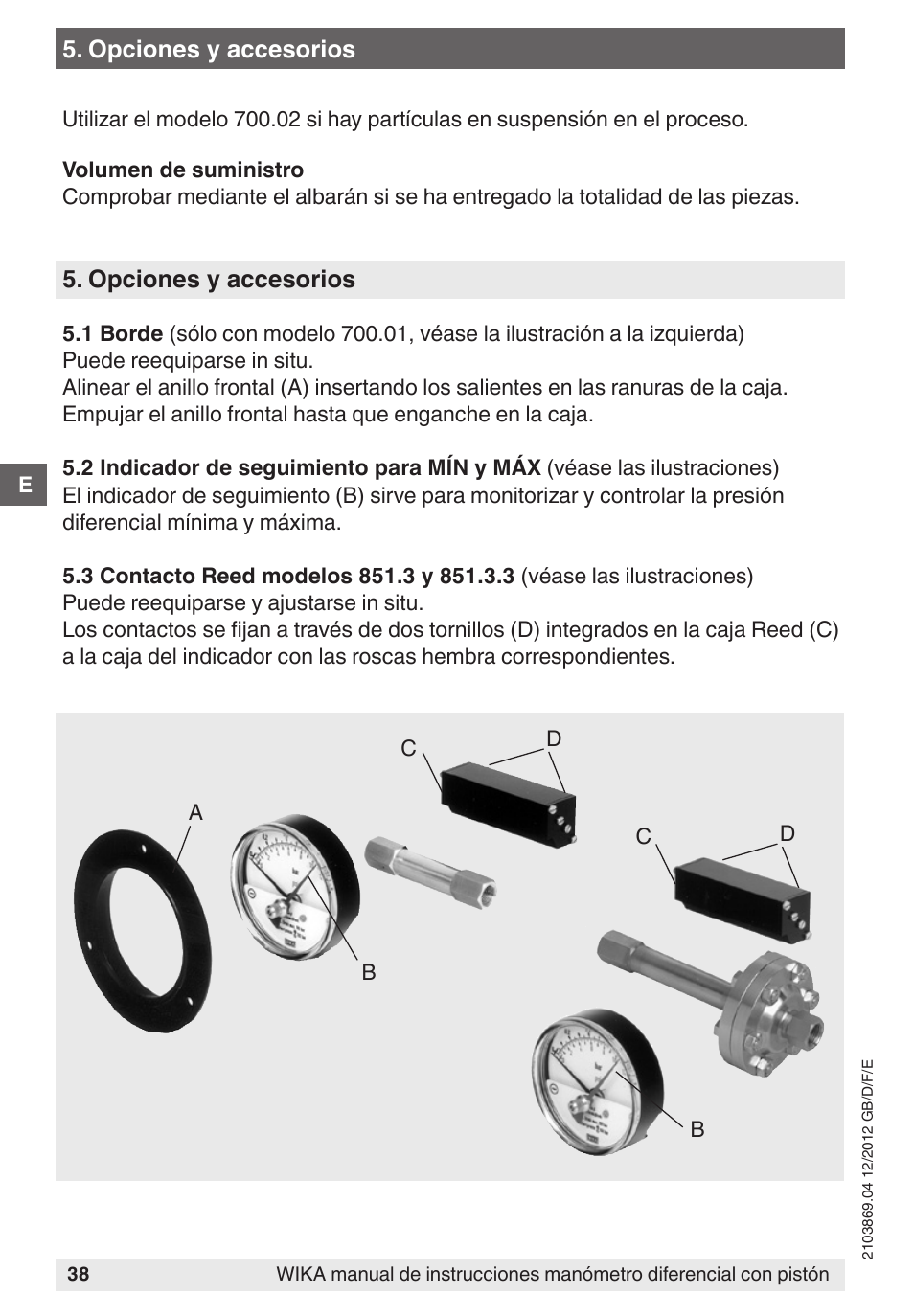 WIKA 700.02 User Manual | Page 38 / 44