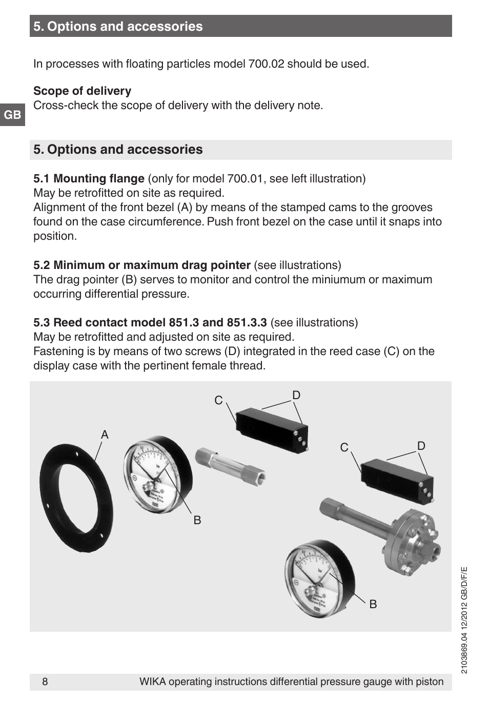 WIKA 700.02 User Manual | Page 8 / 44