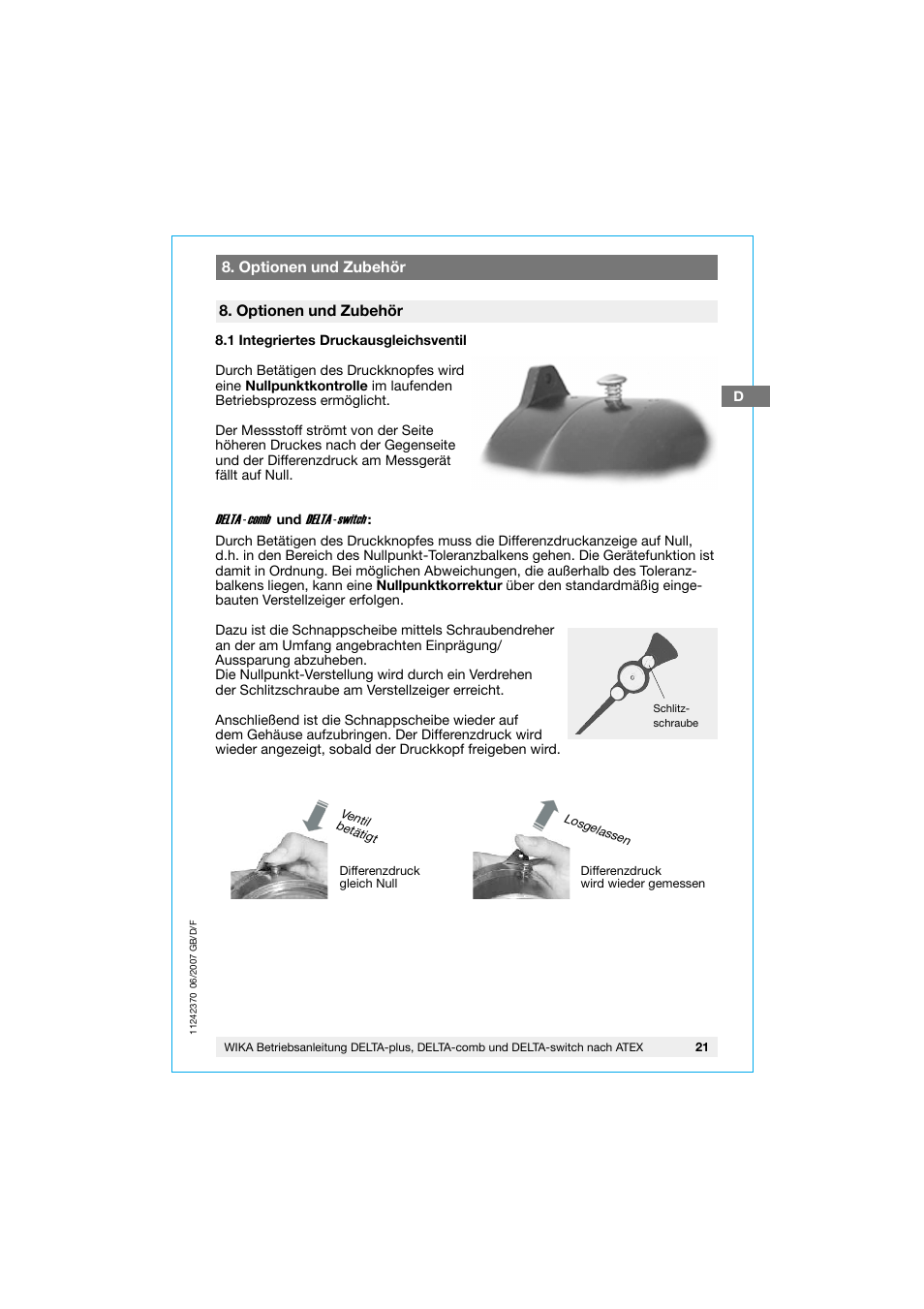 WIKA 851.02.100 User Manual | Page 21 / 36