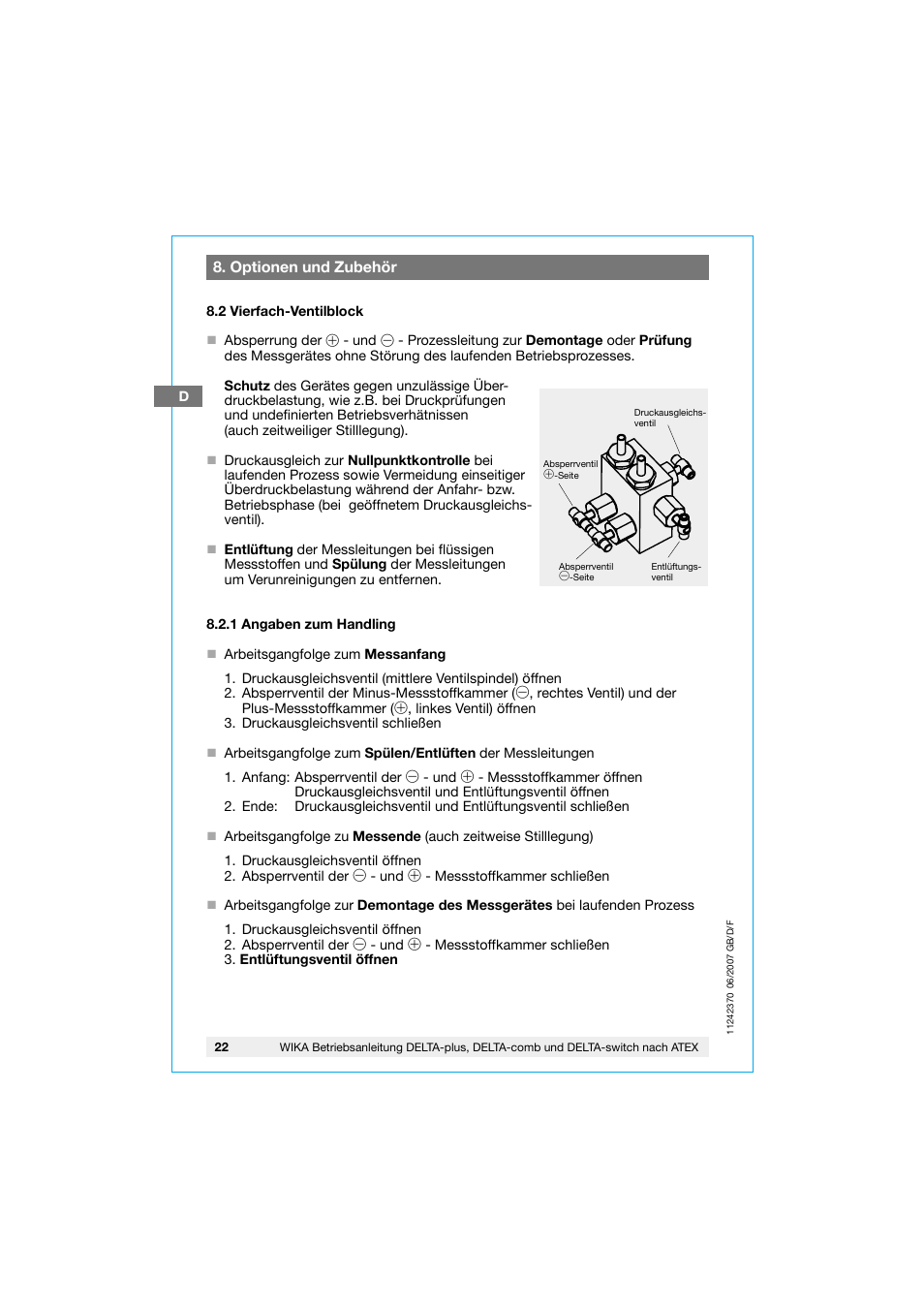 WIKA 851.02.100 User Manual | Page 22 / 36