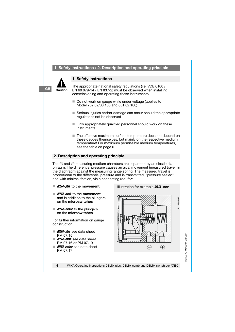 WIKA 851.02.100 User Manual | Page 4 / 36