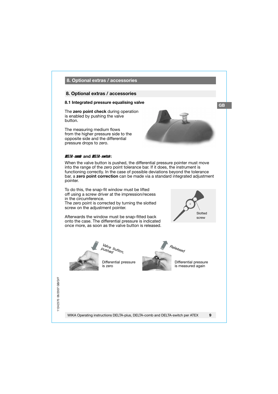 WIKA 851.02.100 User Manual | Page 9 / 36