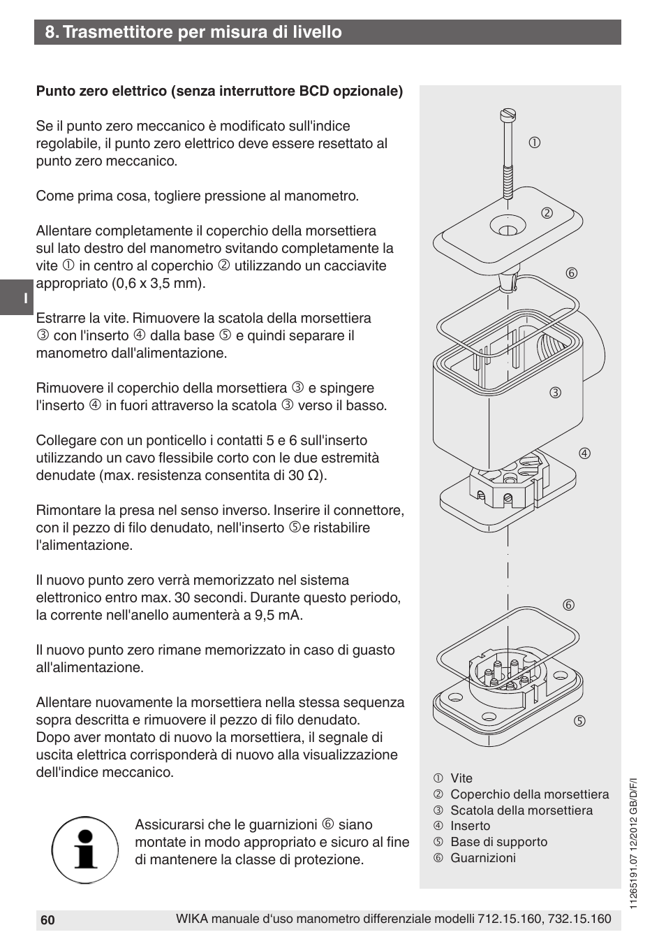 Trasmettitore per misura di livello | WIKA 732.15.160 User Manual | Page 60 / 68