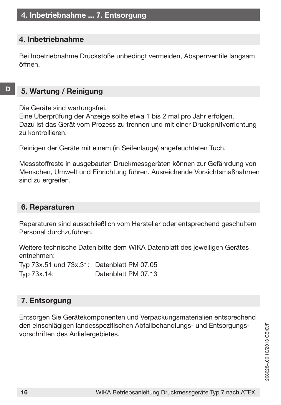 WIKA 762.14 User Manual | Page 16 / 28