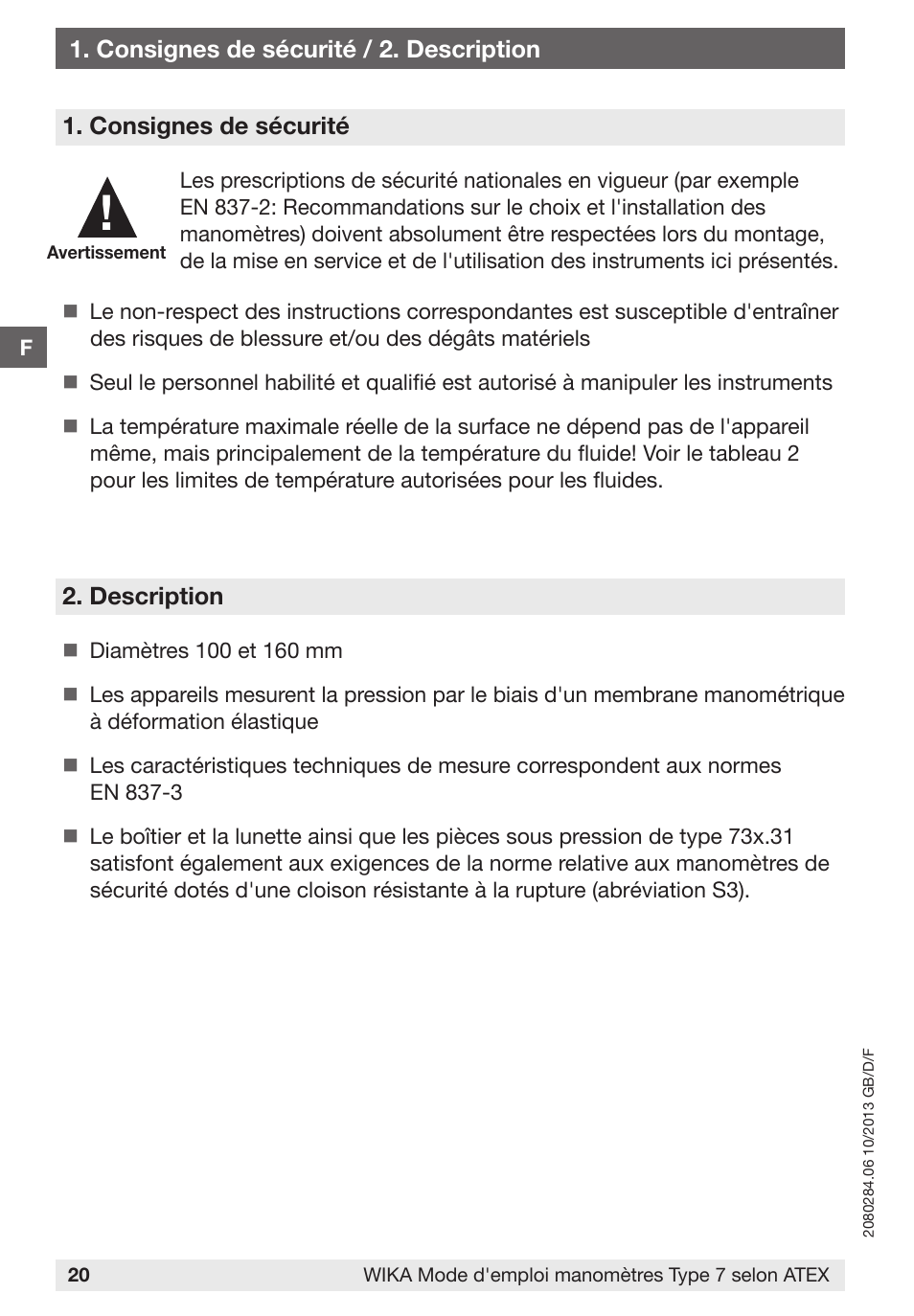 WIKA 762.14 User Manual | Page 20 / 28