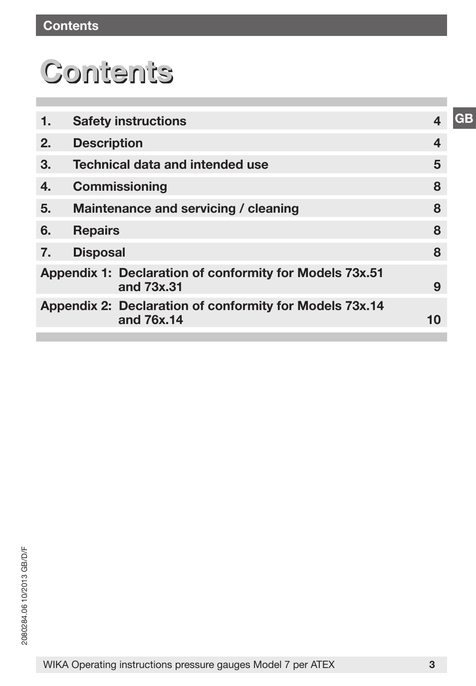 WIKA 762.14 User Manual | Page 3 / 28