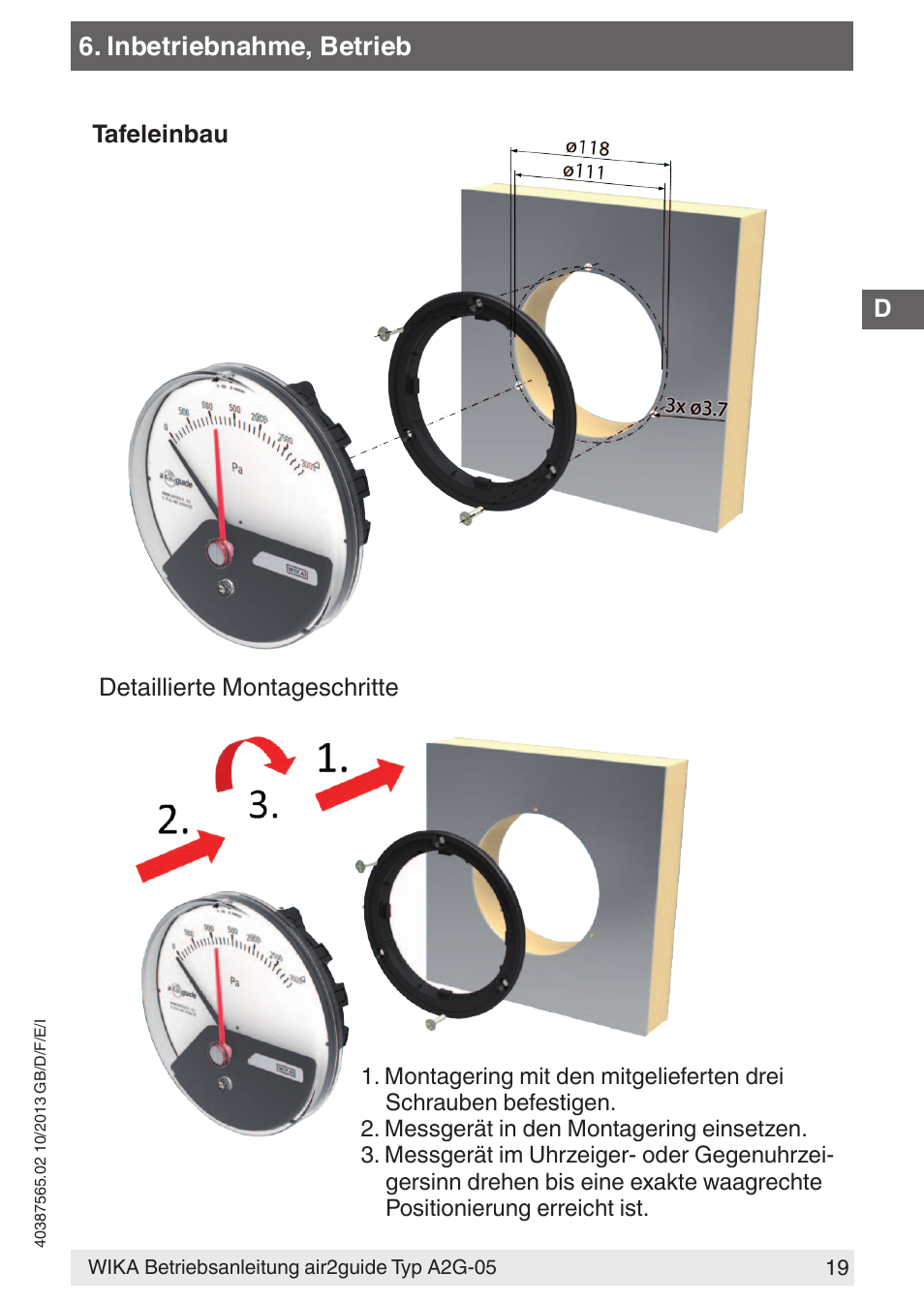 WIKA A2G-05 User Manual | Page 19 / 52