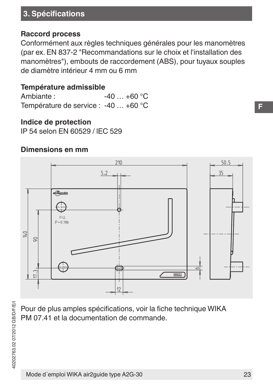 WIKA A2G-30 User Manual | Page 23 / 44