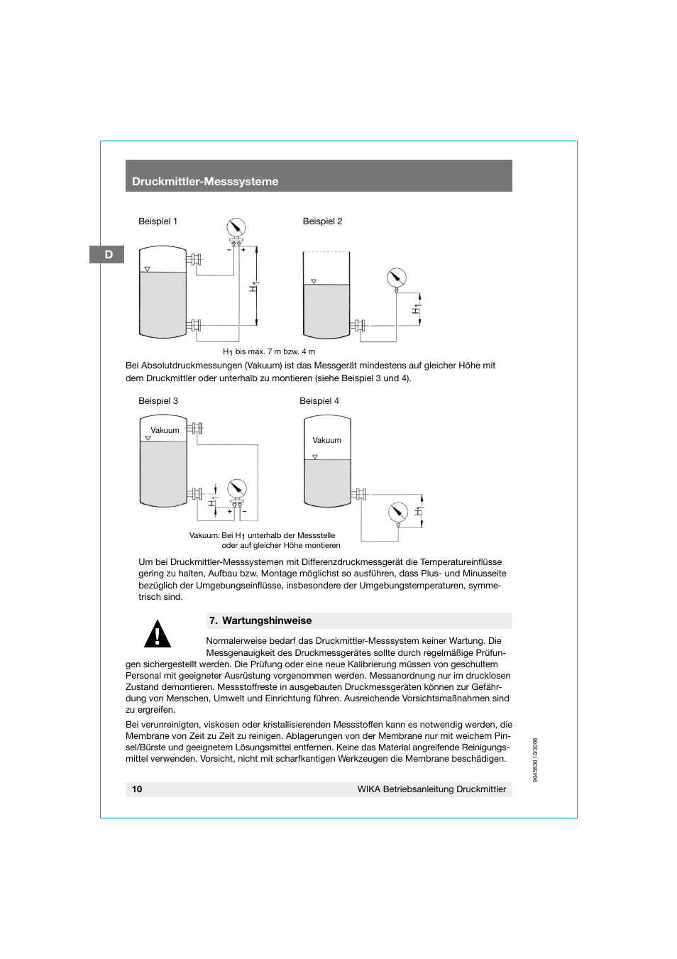 WIKA 910.27 User Manual | Page 10 / 20