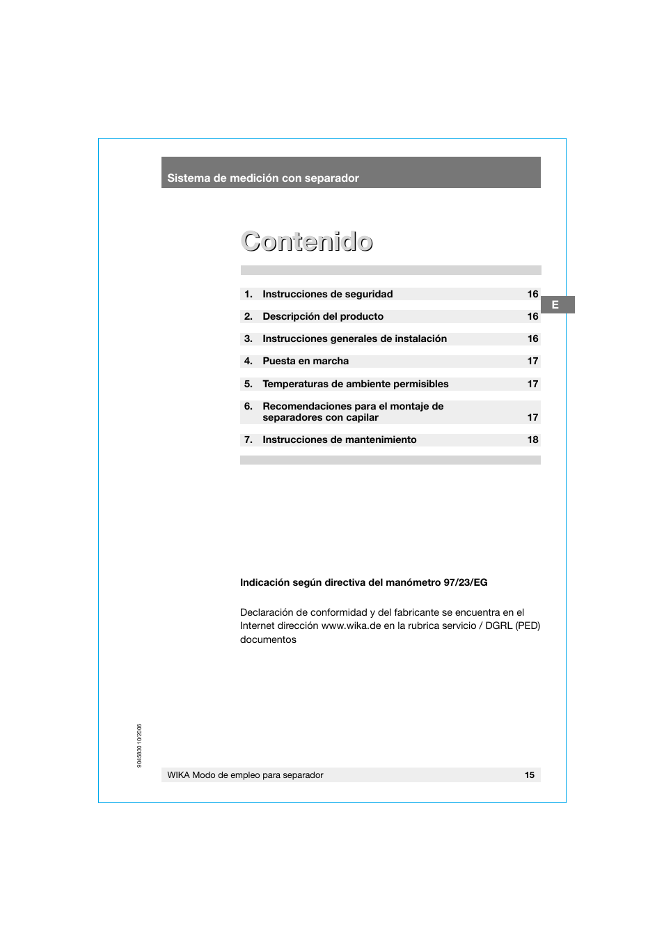 WIKA 910.27 User Manual | Page 15 / 20