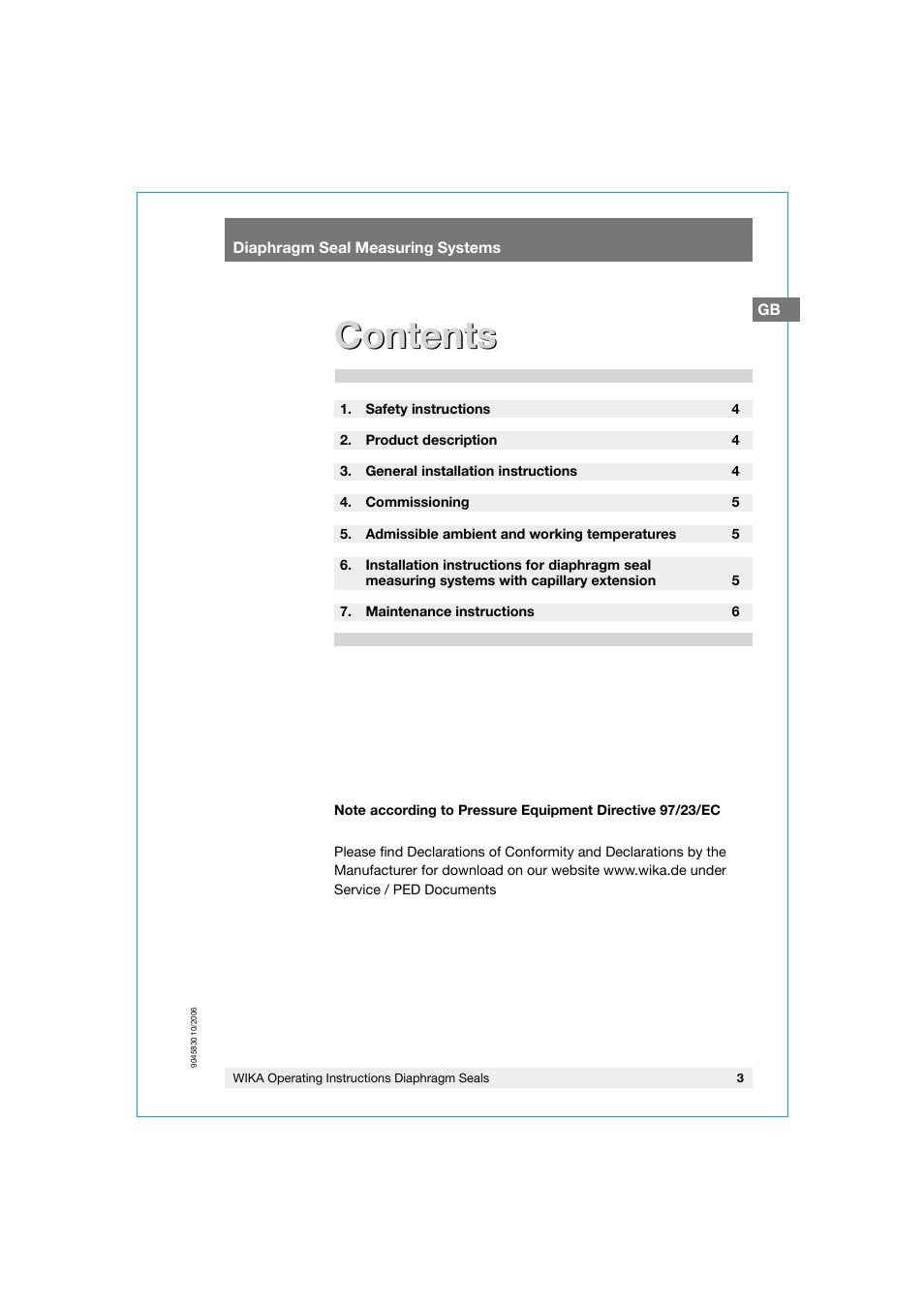WIKA 910.27 User Manual | Page 3 / 20