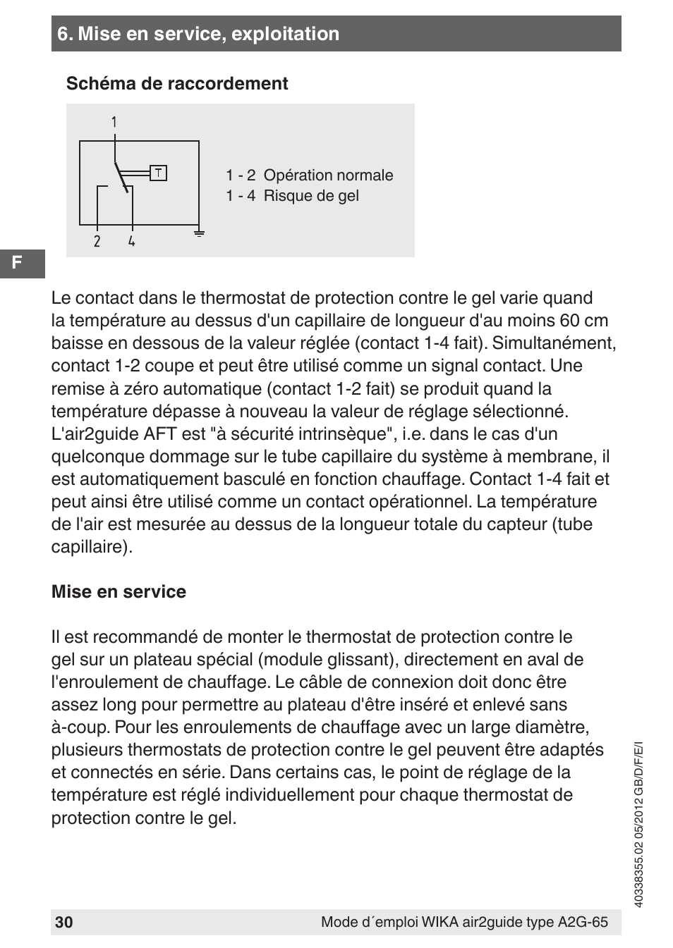 WIKA A2G-65 User Manual | Page 30 / 52