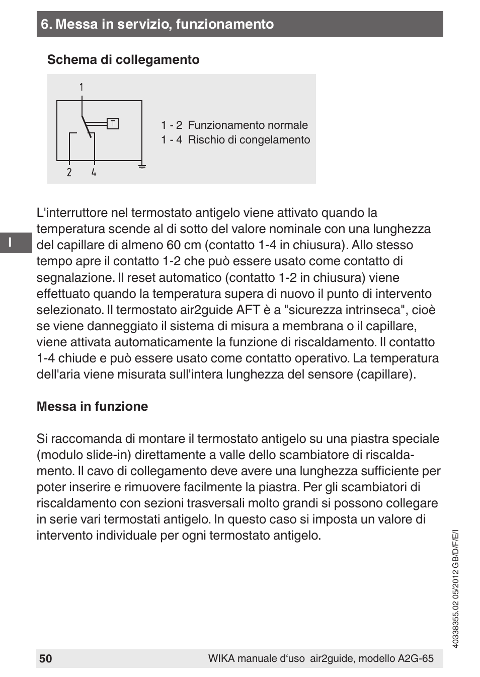 WIKA A2G-65 User Manual | Page 50 / 52