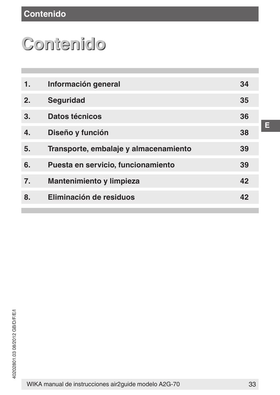 WIKA A2G-70 User Manual | Page 33 / 52