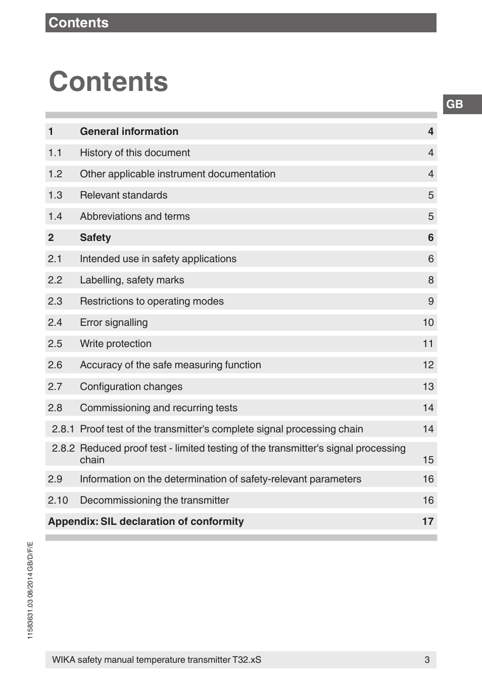 WIKA T32.xS User Manual | Page 3 / 64