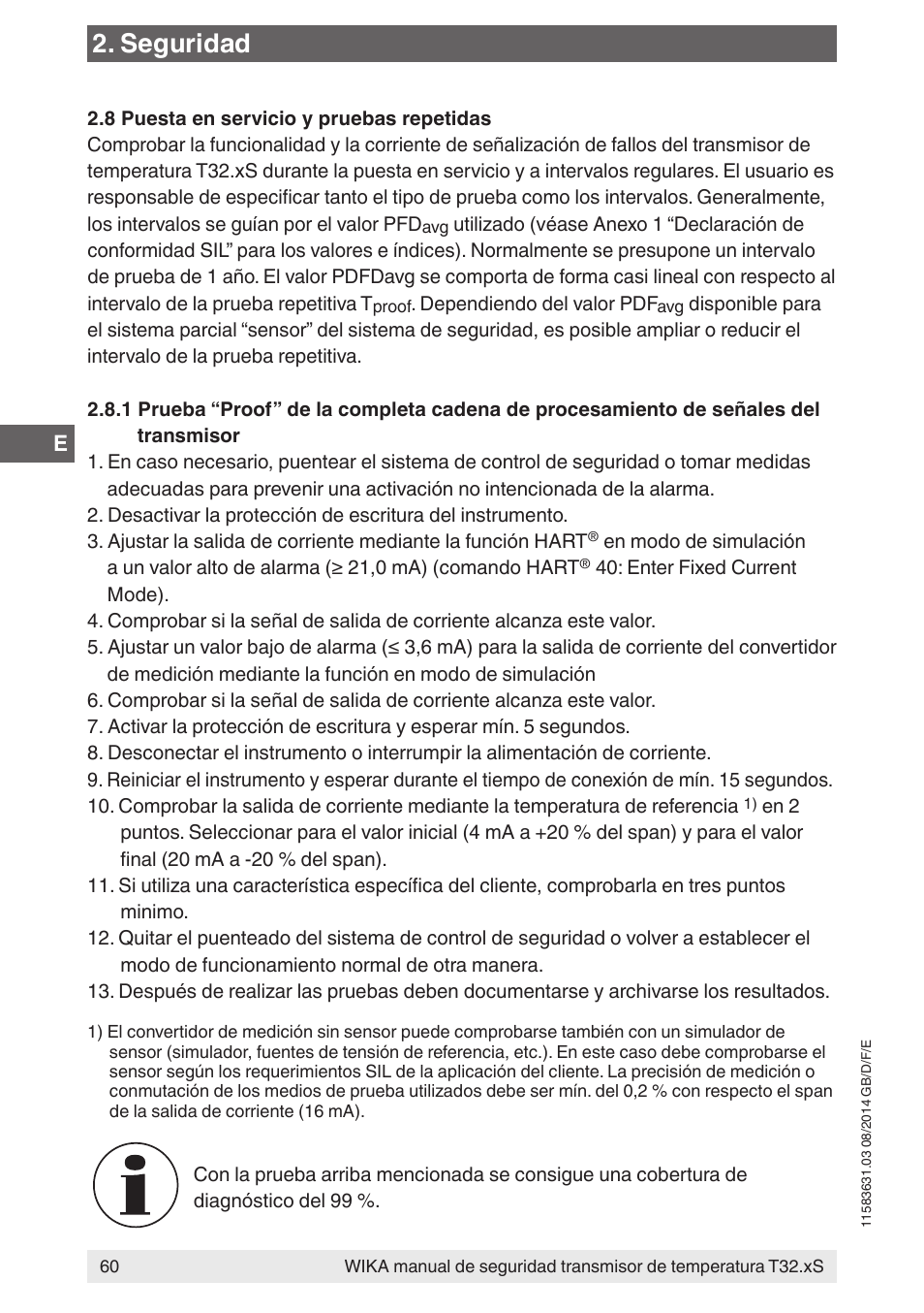 Seguridad | WIKA T32.xS User Manual | Page 60 / 64