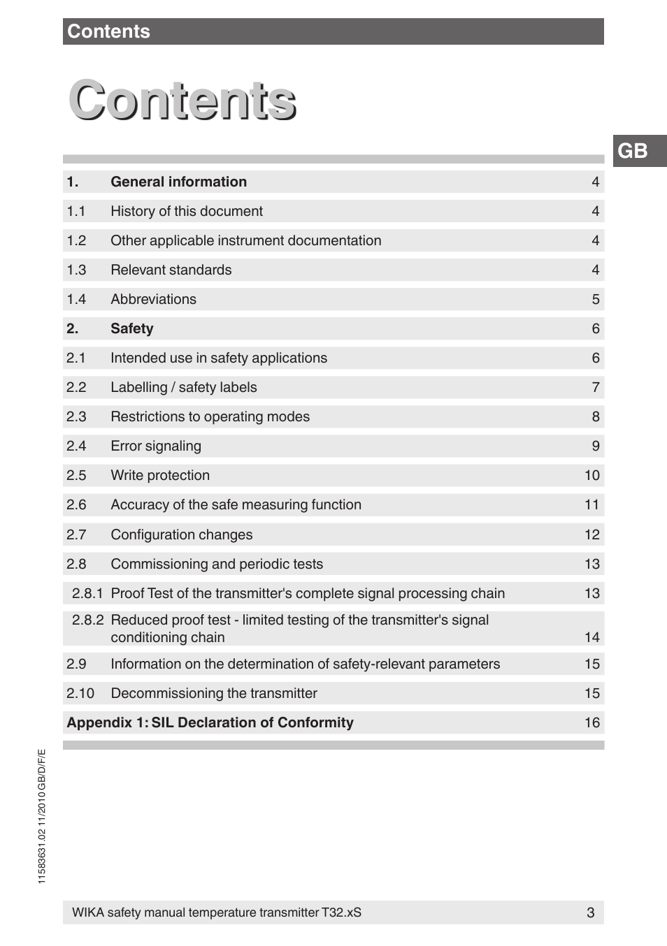 WIKA T32.xS User Manual | Page 3 / 60