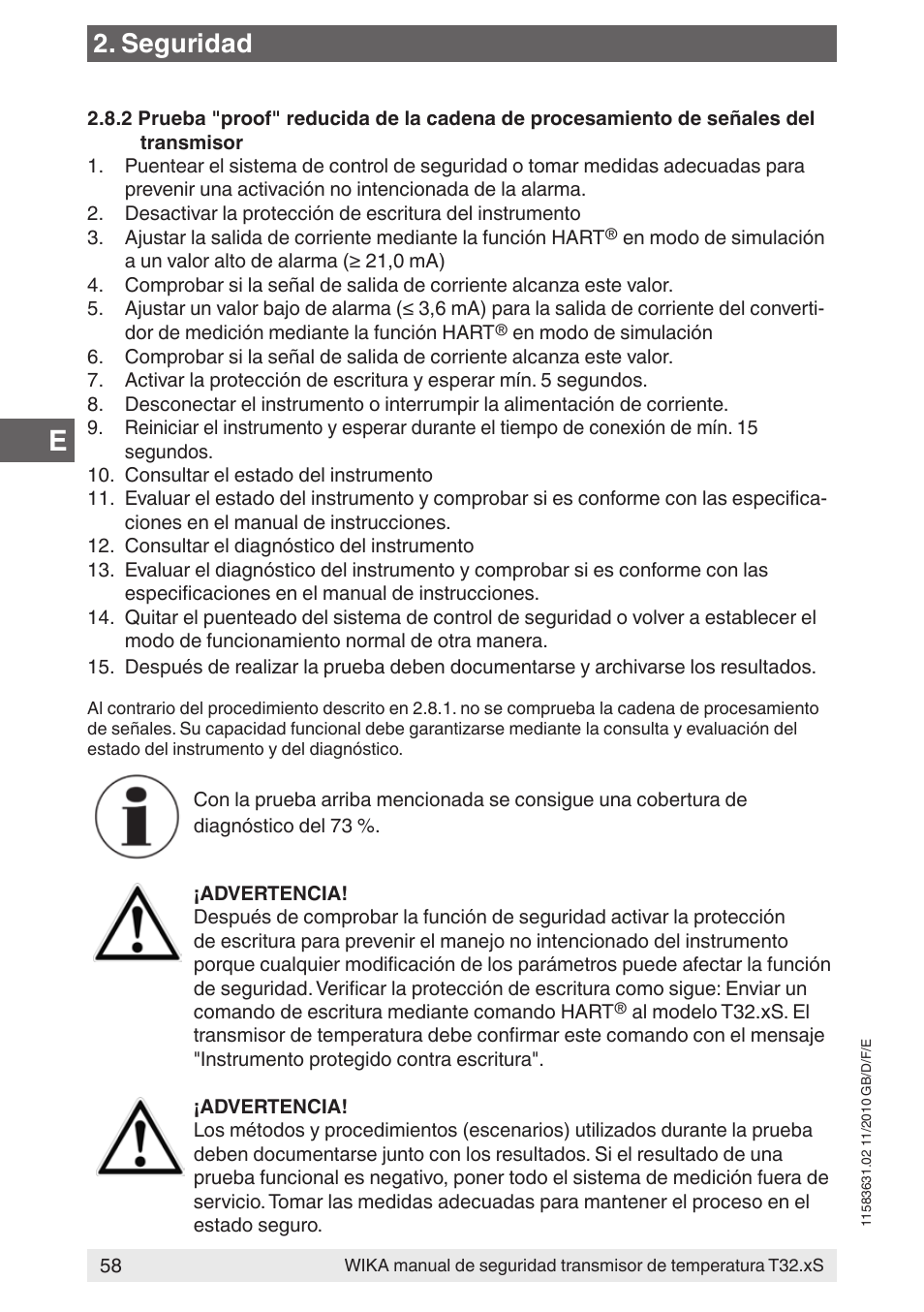 Seguridad | WIKA T32.xS User Manual | Page 58 / 60