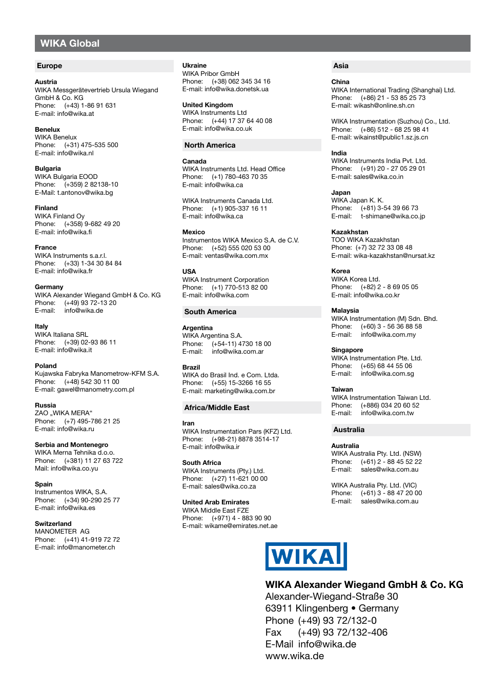 WIKA T53 User Manual | Page 26 / 26