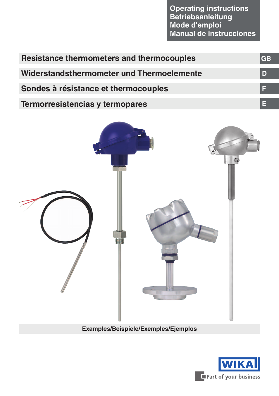 WIKA TR10-J User Manual | 68 pages