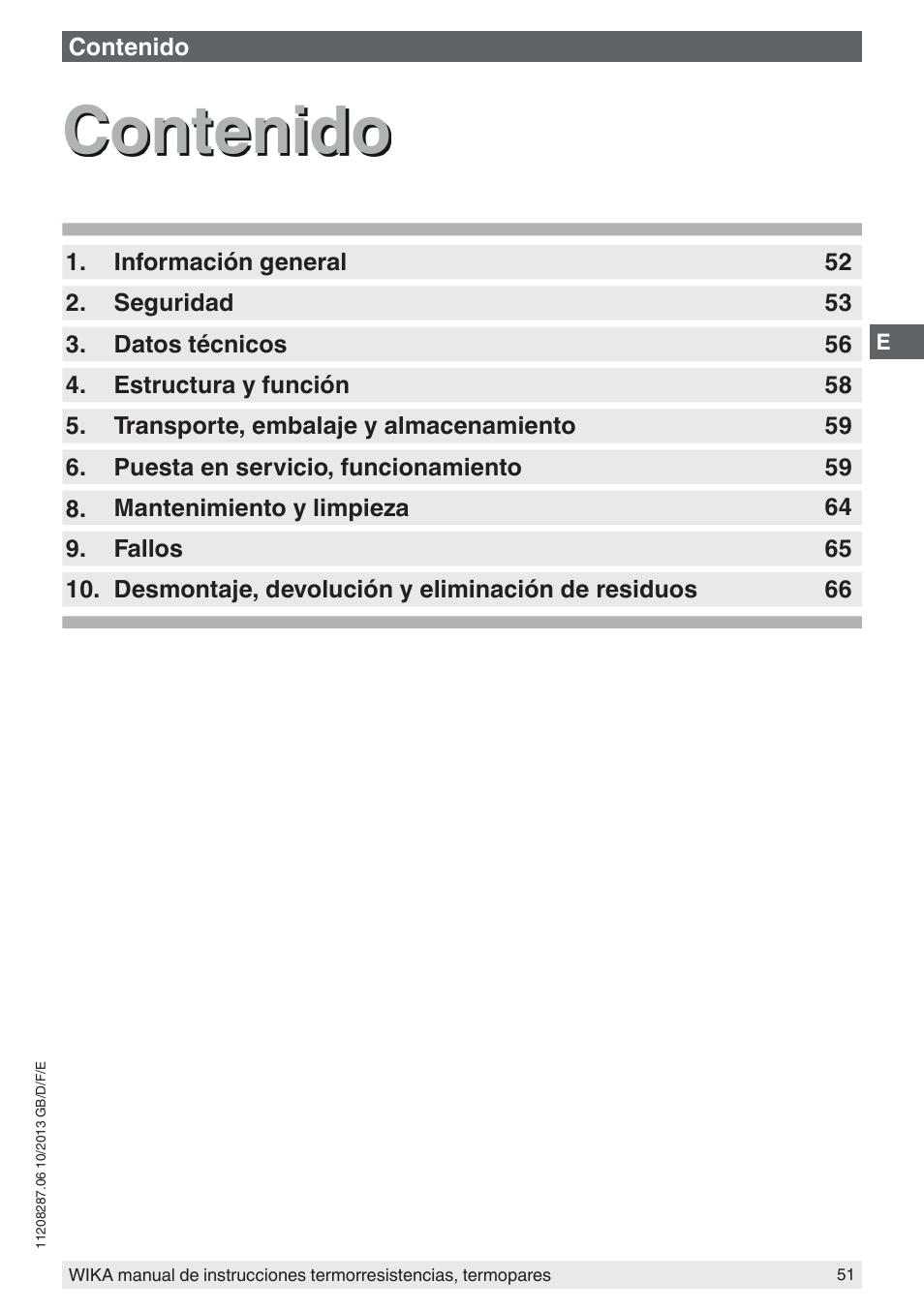 WIKA TR10-J User Manual | Page 51 / 68