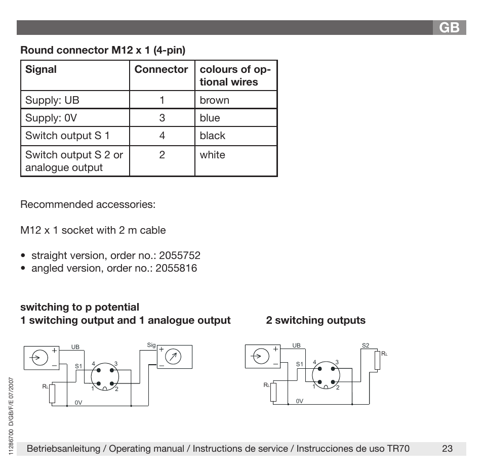 WIKA TR70 User Manual | Page 23 / 68