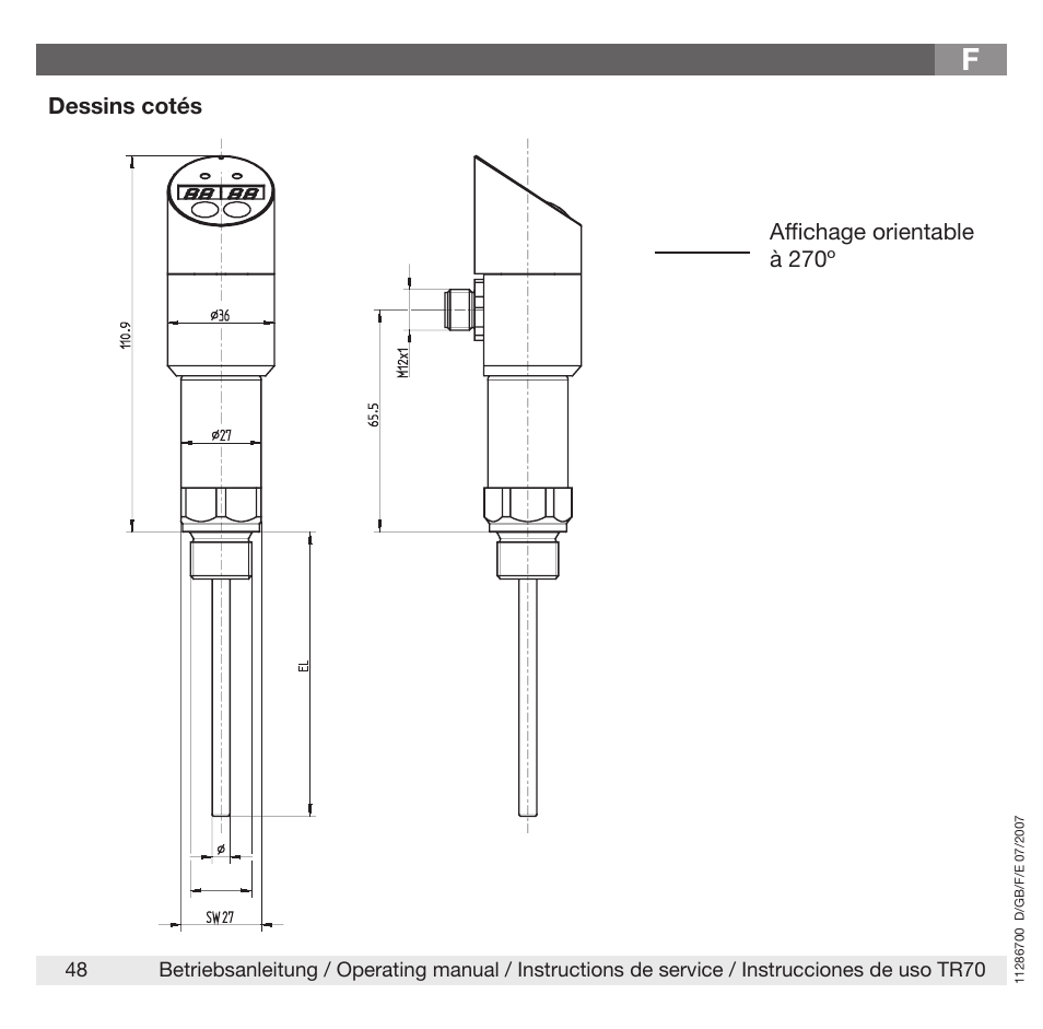 WIKA TR70 User Manual | Page 48 / 68