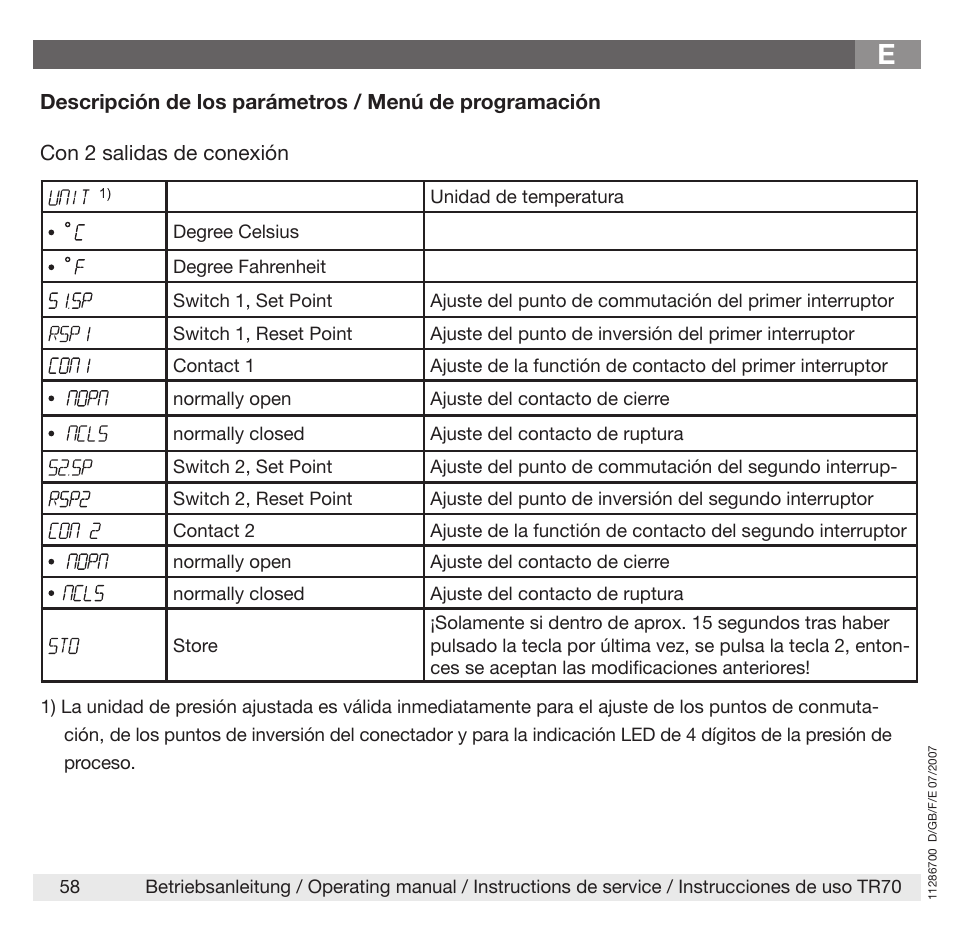 WIKA TR70 User Manual | Page 58 / 68