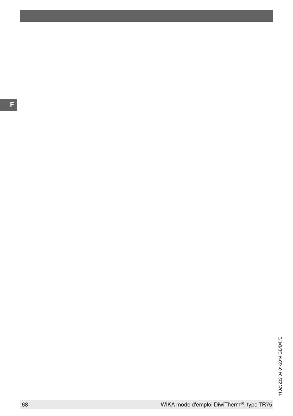 WIKA TR75 User Manual | Page 68 / 92