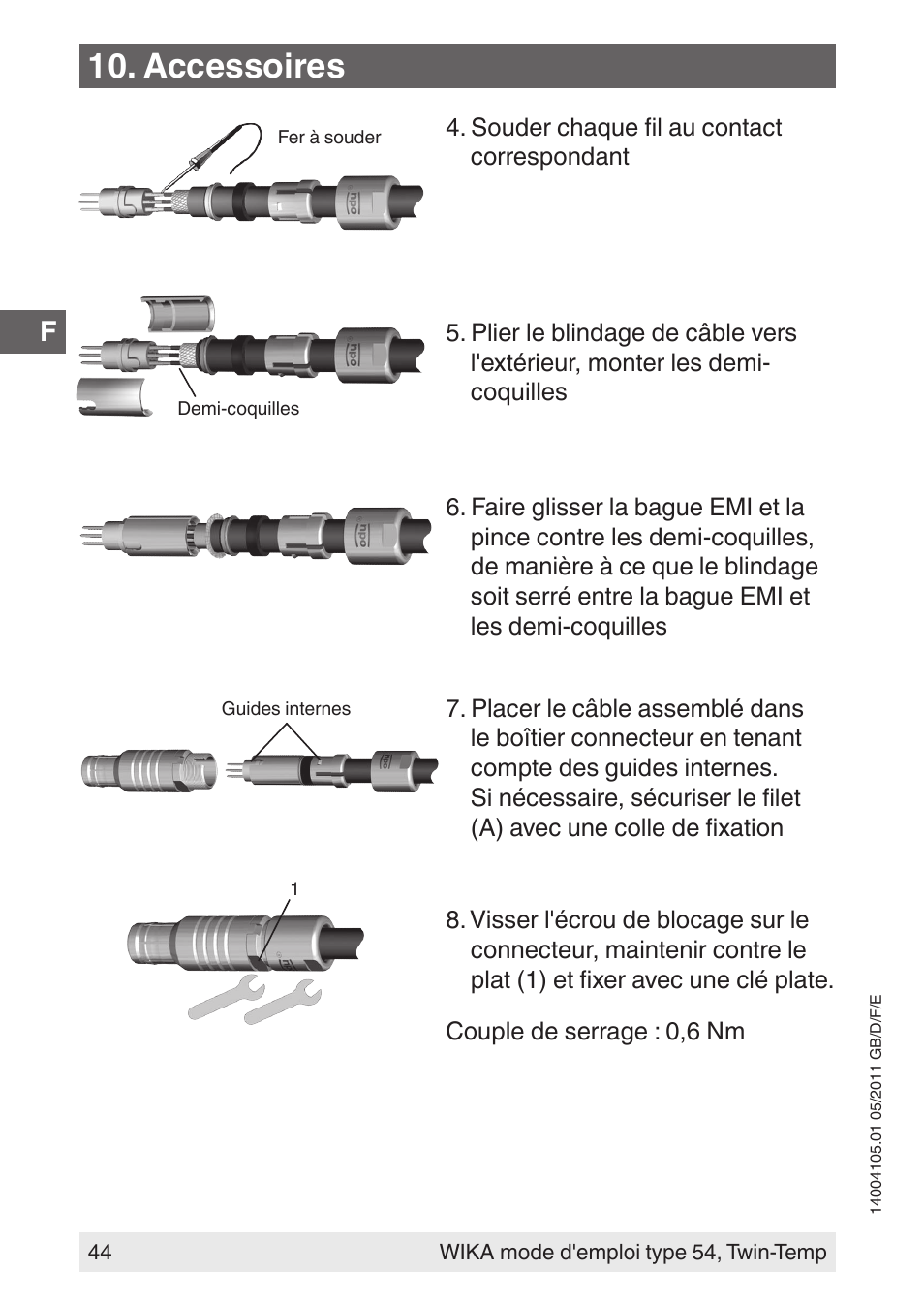 Accessoires | WIKA 54_twintemp User Manual | Page 44 / 60