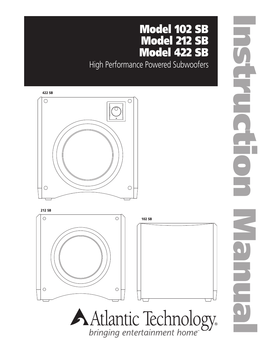 Atlantic Technology 102 SB User Manual | 12 pages