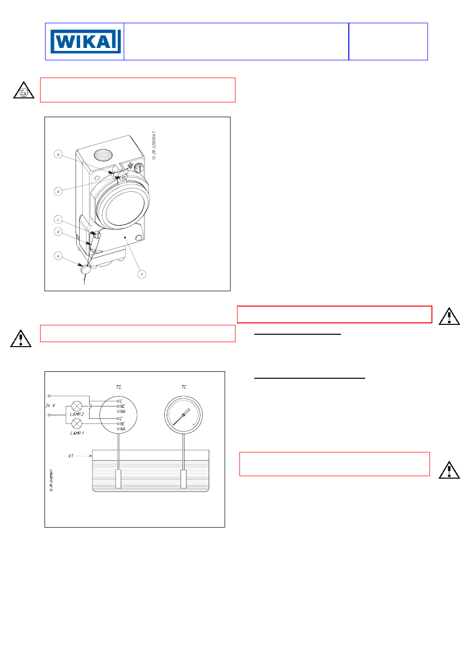 Instruction, Manual ni-491e | WIKA TCA User Manual | Page 3 / 6