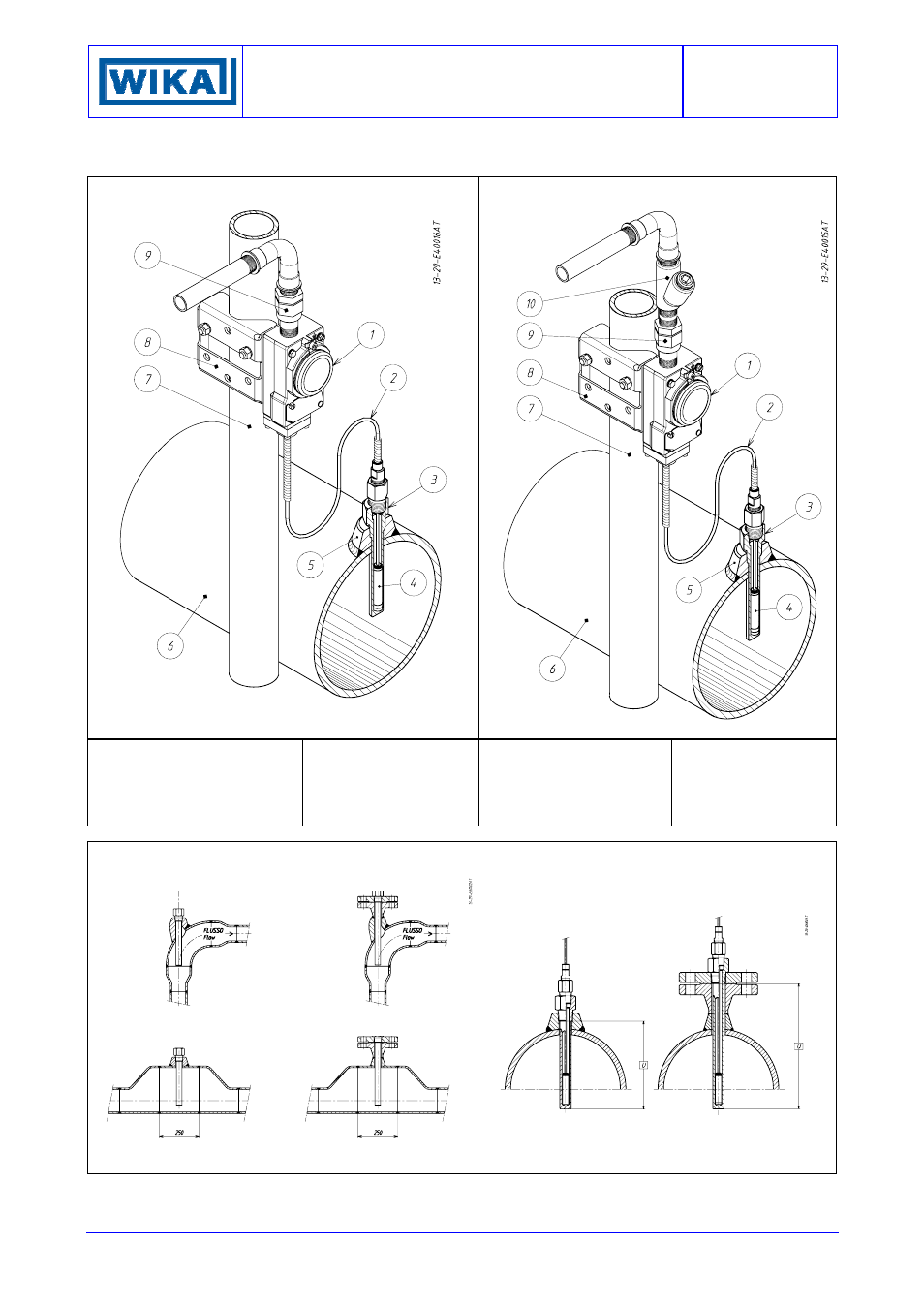 Instruction, Manual ni-491e, Weatherproof explosionproof | WIKA TCA User Manual | Page 6 / 6