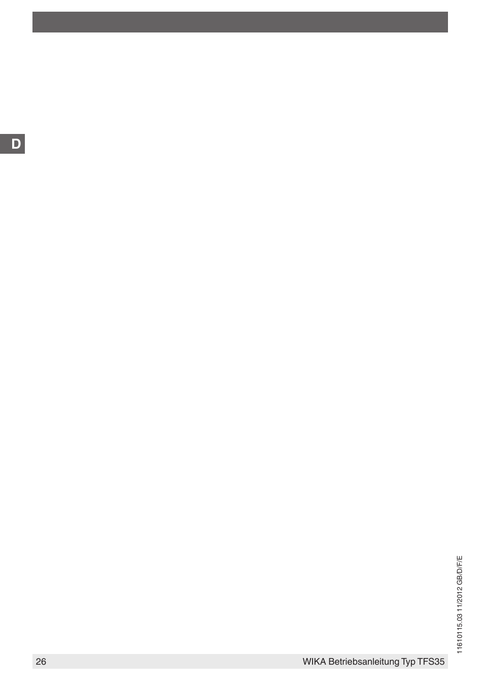 WIKA TFS35 User Manual | Page 26 / 52