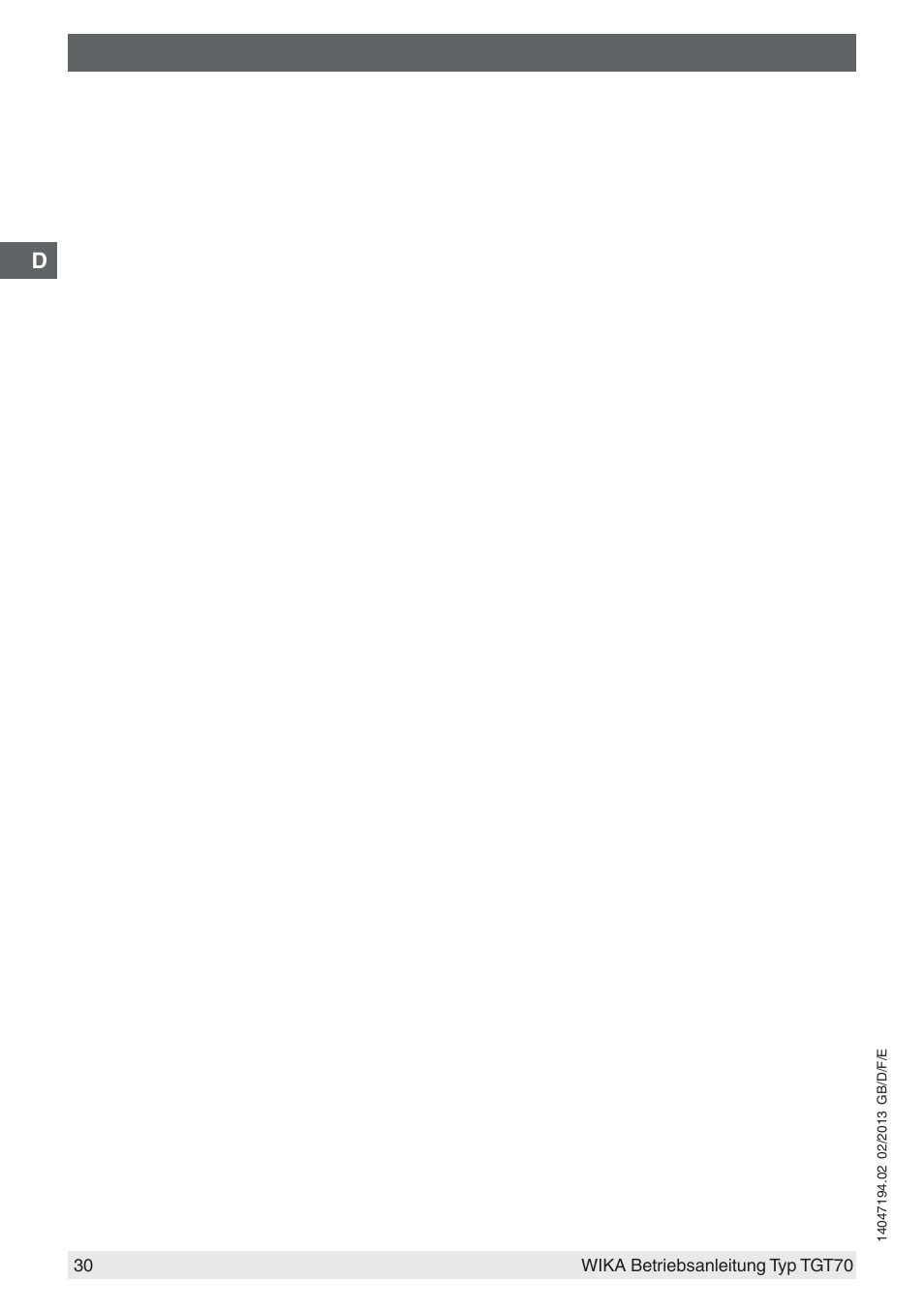WIKA TGT70 User Manual | Page 30 / 60