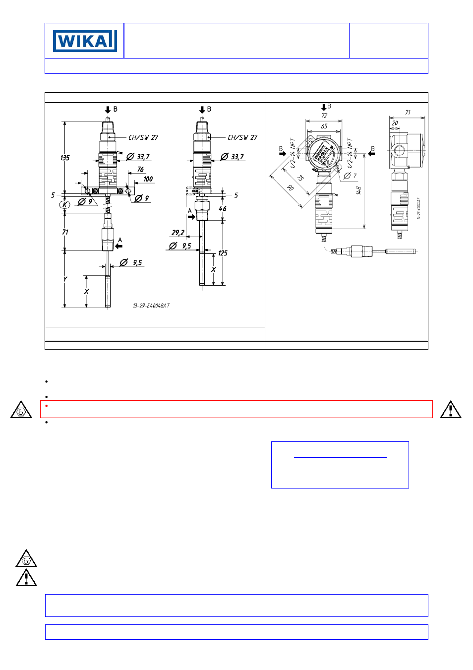 WIKA TXA User Manual | 6 pages