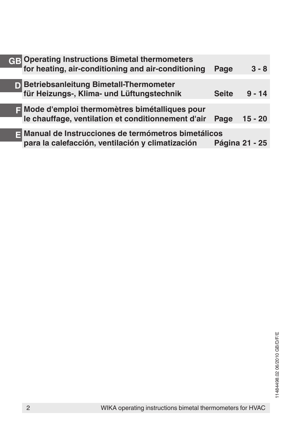 WIKA 45 User Manual | Page 2 / 28