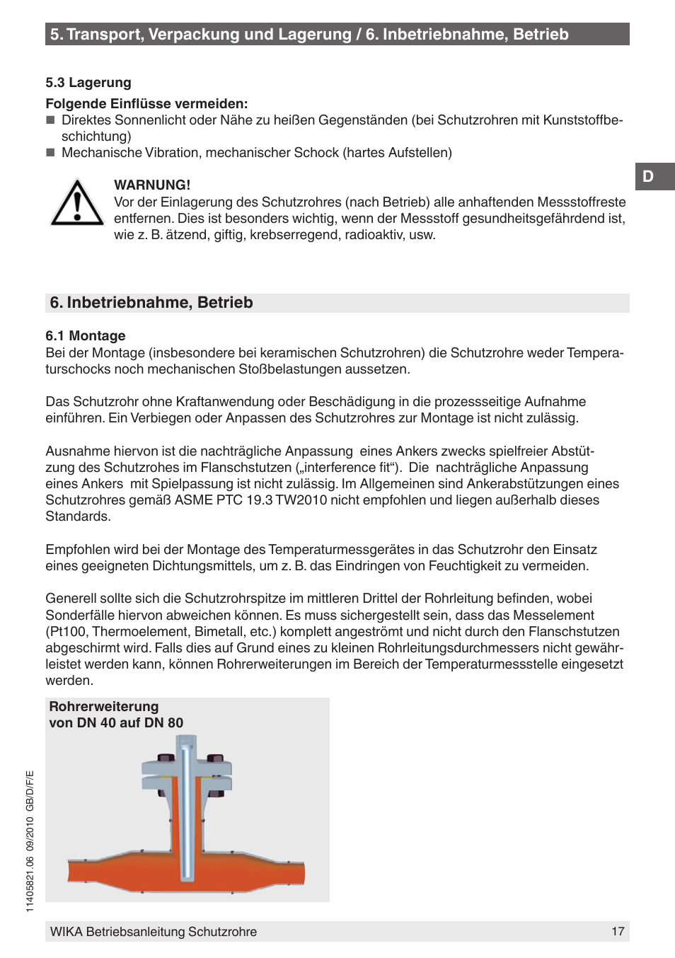 WIKA TW10-P User Manual | Page 17 / 44