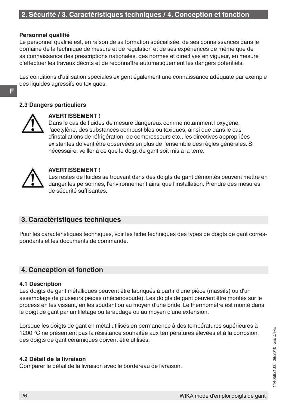 WIKA TW10-P User Manual | Page 26 / 44