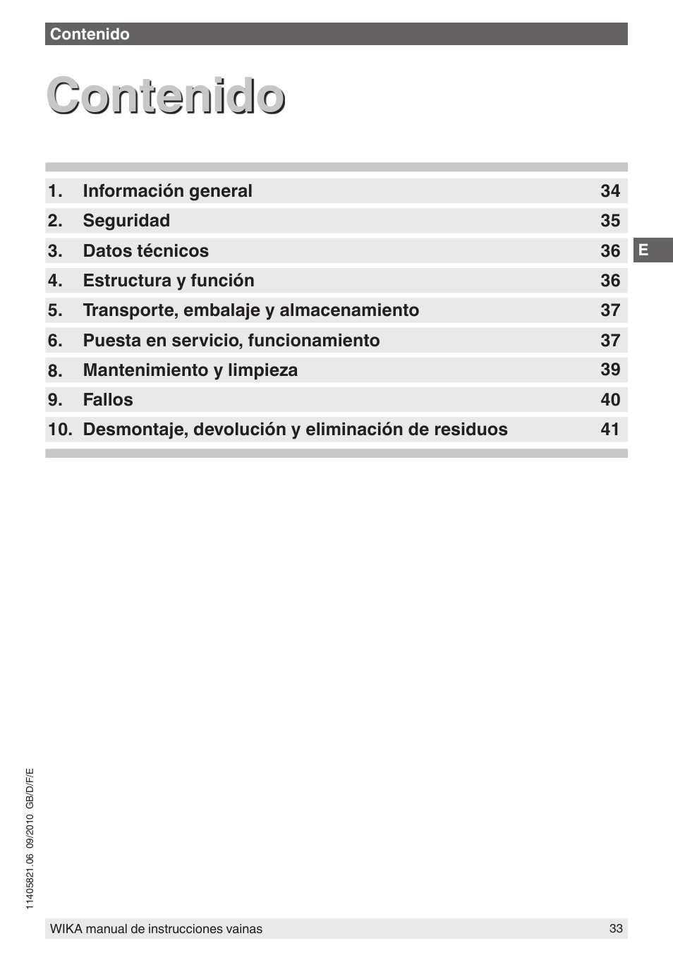 WIKA TW10-P User Manual | Page 33 / 44