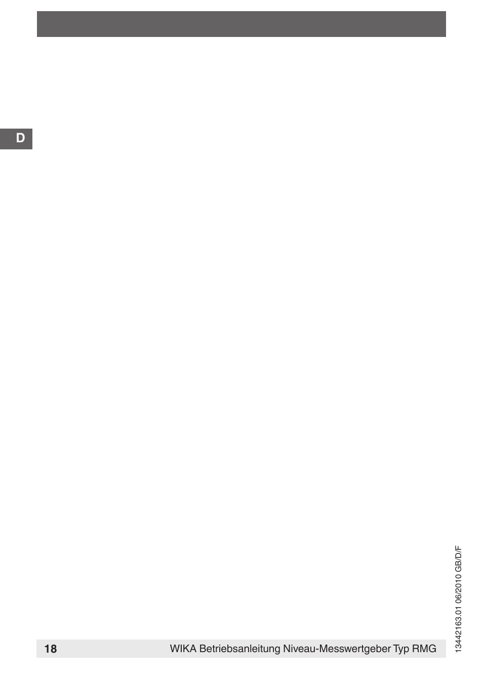 WIKA FLR User Manual | Page 18 / 28