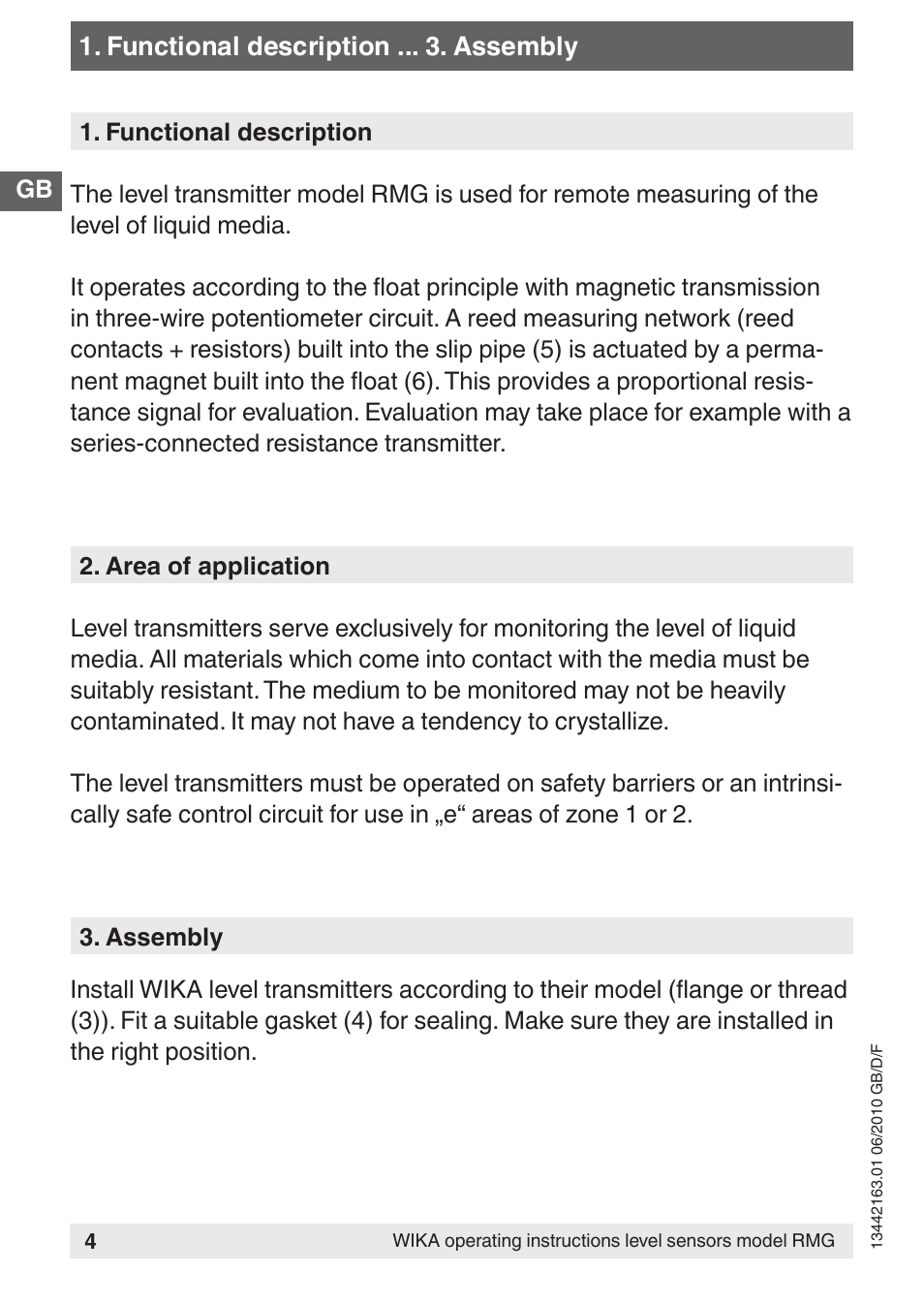 WIKA FLR User Manual | Page 4 / 28