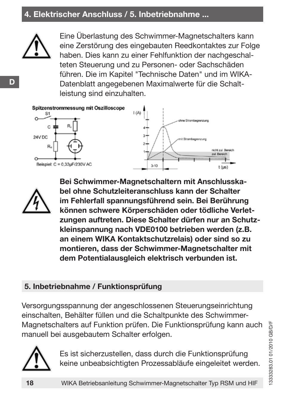 WIKA HIF User Manual | Page 18 / 36