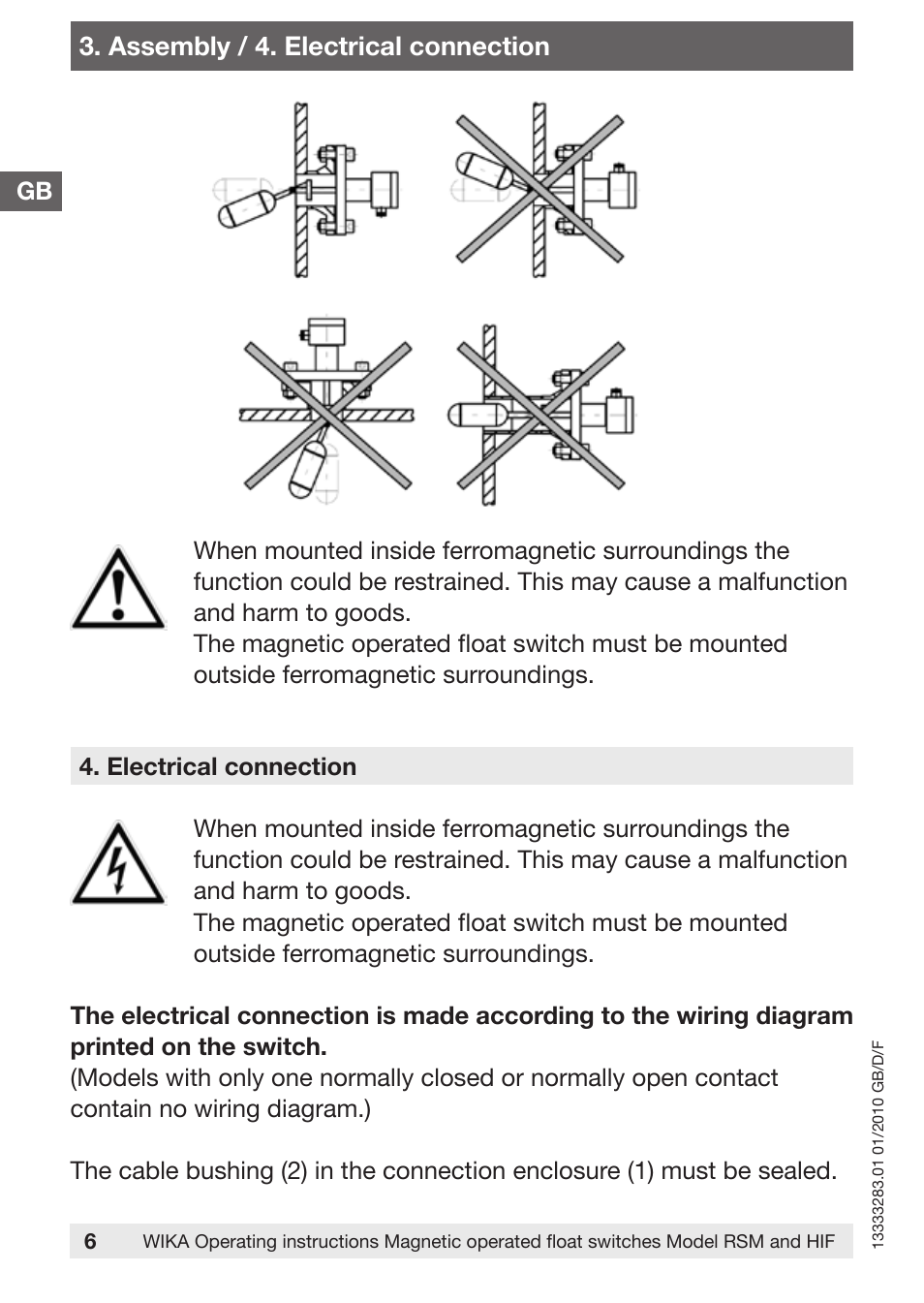 WIKA HIF User Manual | Page 6 / 36