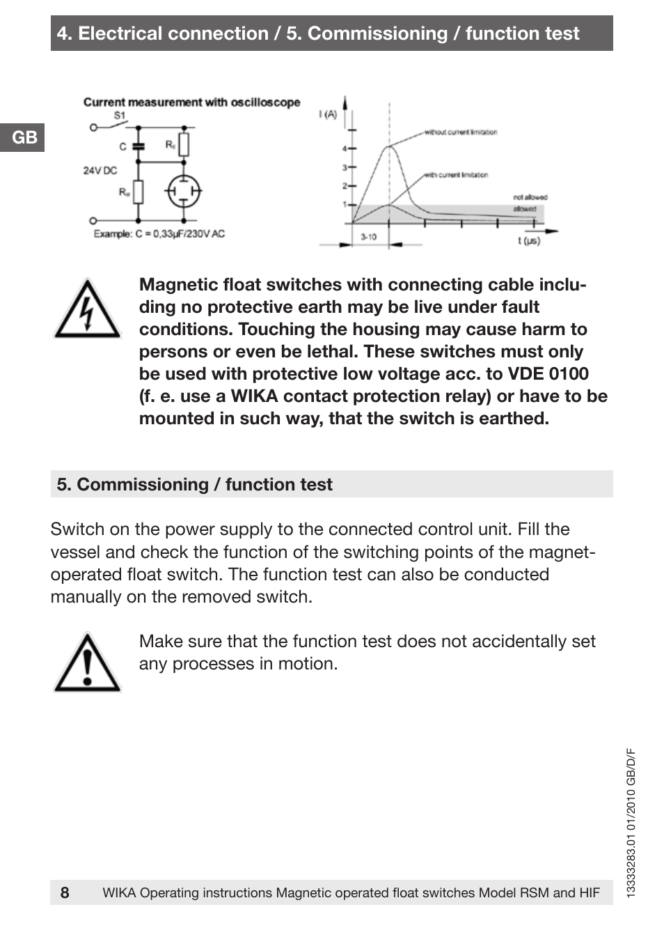 WIKA HIF User Manual | Page 8 / 36