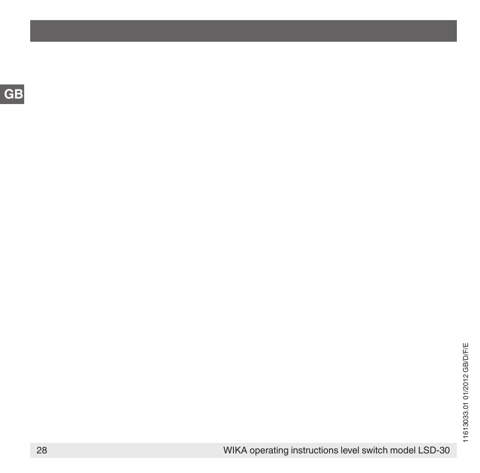 WIKA LSD-30 User Manual | Page 28 / 104