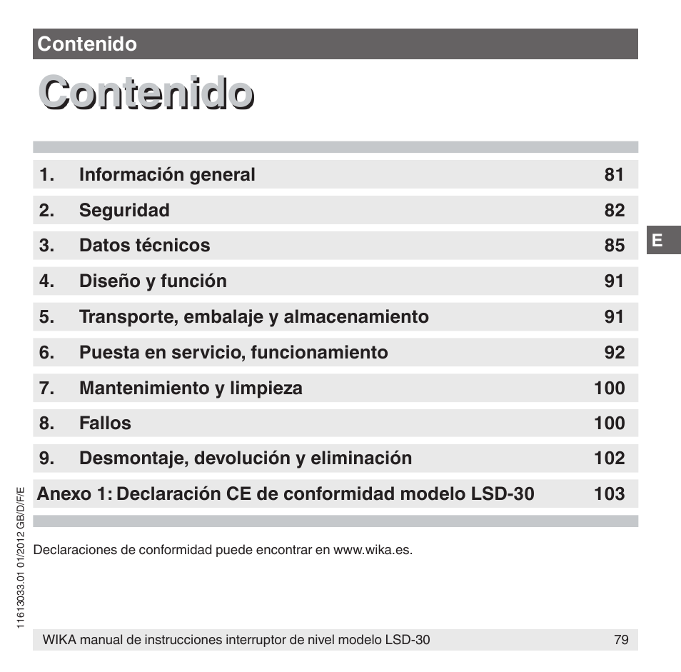 WIKA LSD-30 User Manual | Page 79 / 104