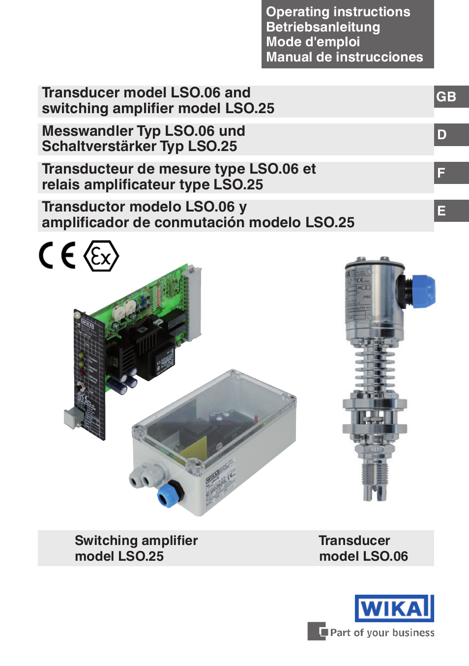 WIKA LSO.25 User Manual | 132 pages